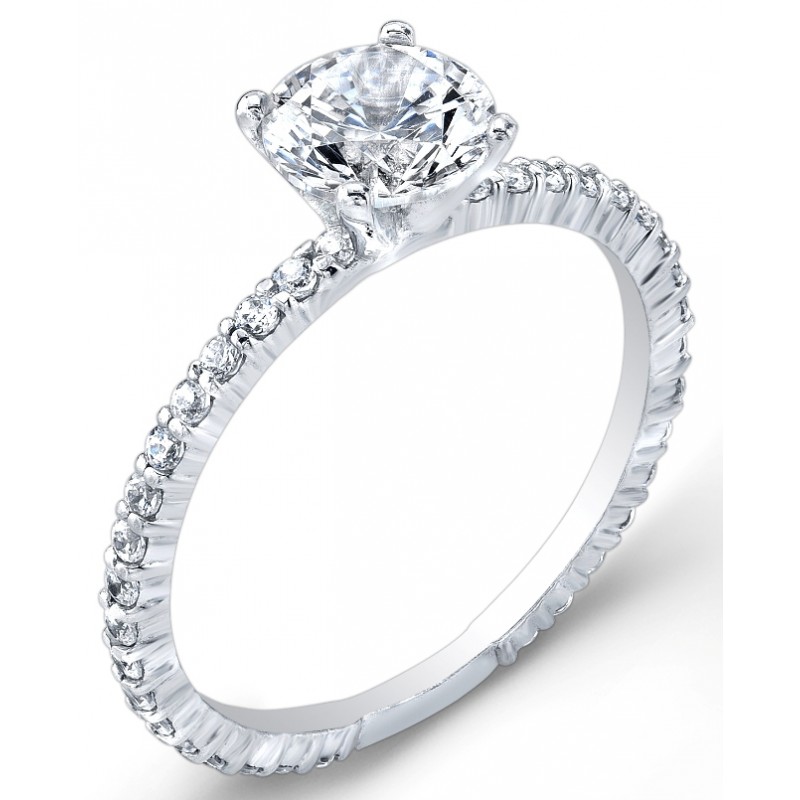 Petite Classic, Prong Set, Diamond Engagement Ring