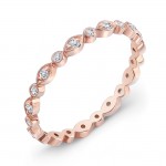 Stackable Diamond Wedding Ring