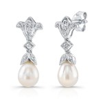 Diamond and Pearl Earring 