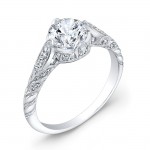 Art Deco Style, Diamond Engagement Ring