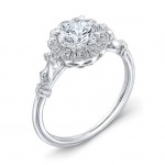 Diamond Halo, Engagement Ring