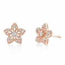 Star Flower, Diamond Earring 