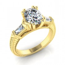 Gordon Clark Classic Petite Diamond Engagement Ring