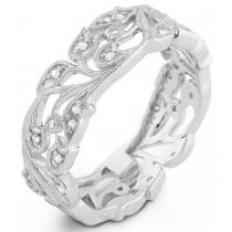 White Gold Diamond Wedding Ring