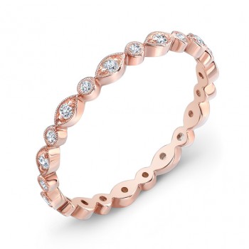 Stackable Diamond Wedding Ring
