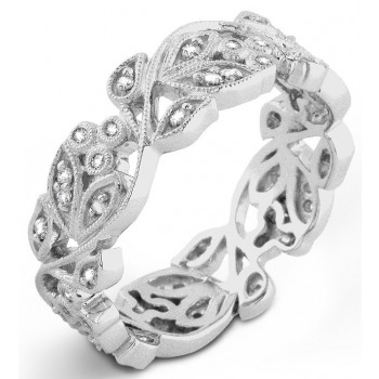 Organic Diamond Wedding Ring