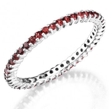Ruby and Prong Set Eternity Ring