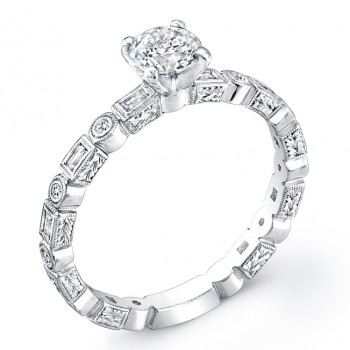 Petite Classic, Diamond Engagement Ring