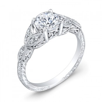Elegantly Designed Diamond Engagement Ring